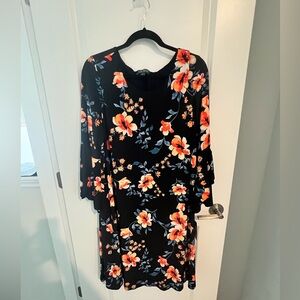 NWOT Lauren Ralph Lauren Floral V-Neck Dress, 20W